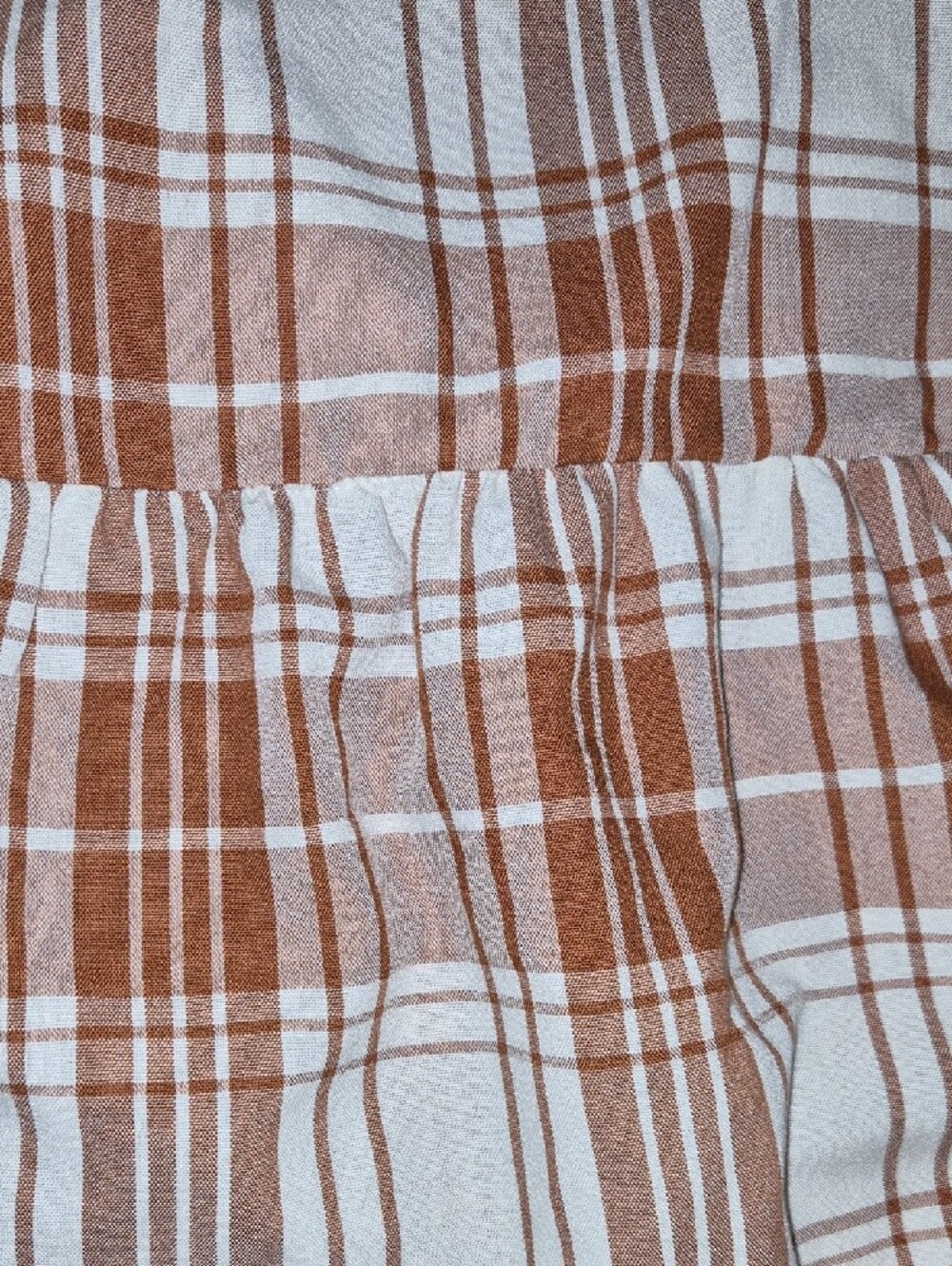 🍂Rust And Creme Plaid Dress🍁 - Picture 5 of 5
